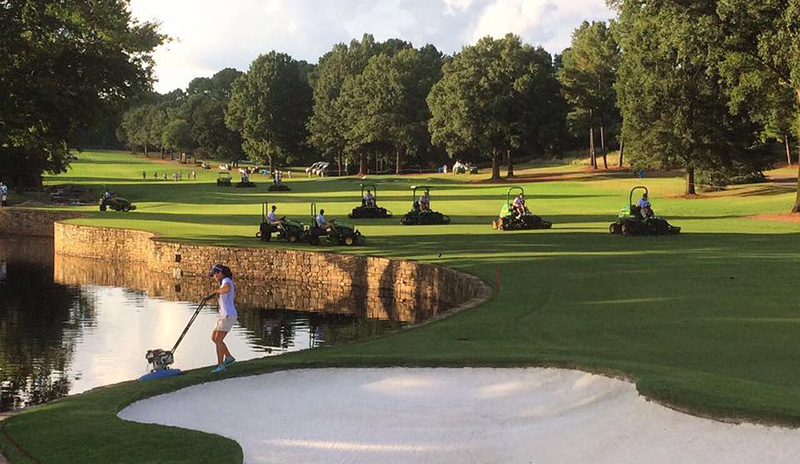 Aerial view of Ghost Creek golf course