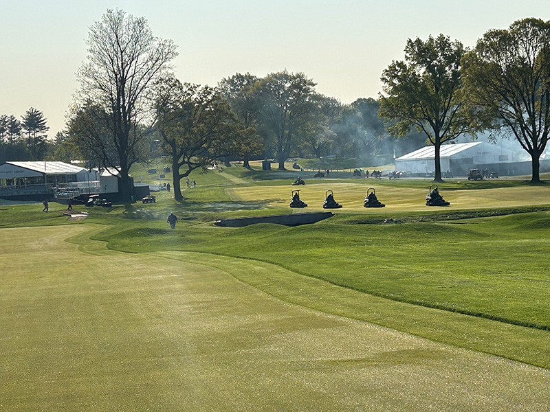 Aerial view of Ghost Creek golf course