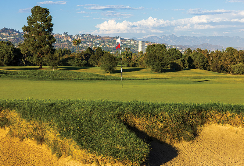 15th green at LACC's North Course