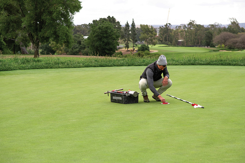 Andrew Halmrast, a member of the LACC maintenance team