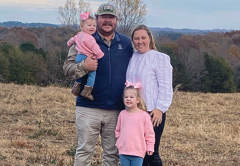 Nick Bisanz and his family