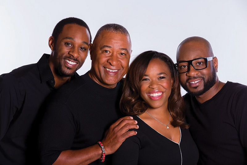 Ozzie Smith and family
