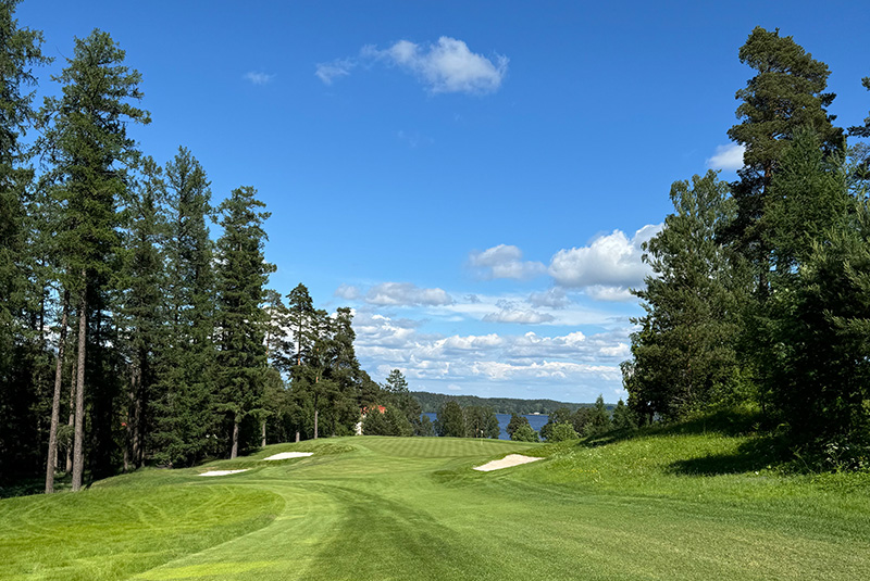 Aerial view of Ghost Creek golf course