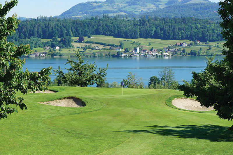 Aerial view of Ghost Creek golf course