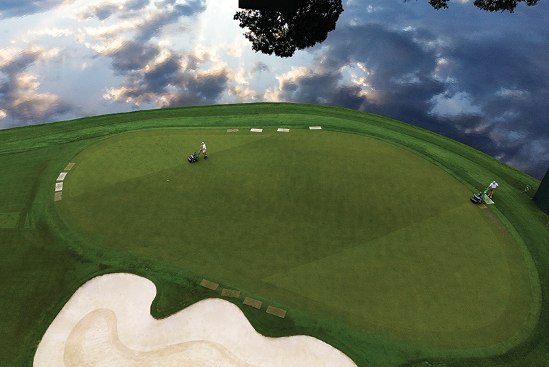Aerial view of Ghost Creek golf course