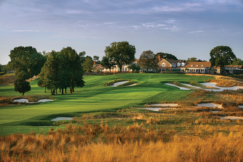 Aerial view of Ghost Creek golf course