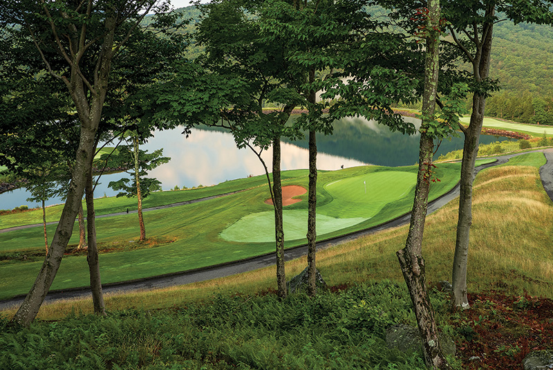 Aerial view of Ghost Creek golf course