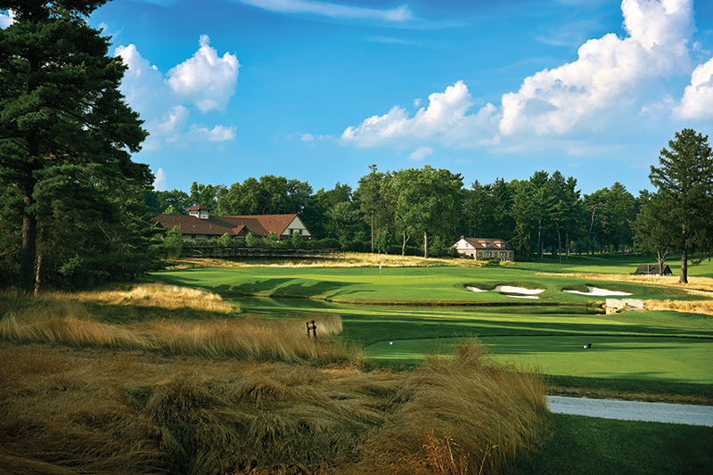 Aerial view of Ghost Creek golf course
