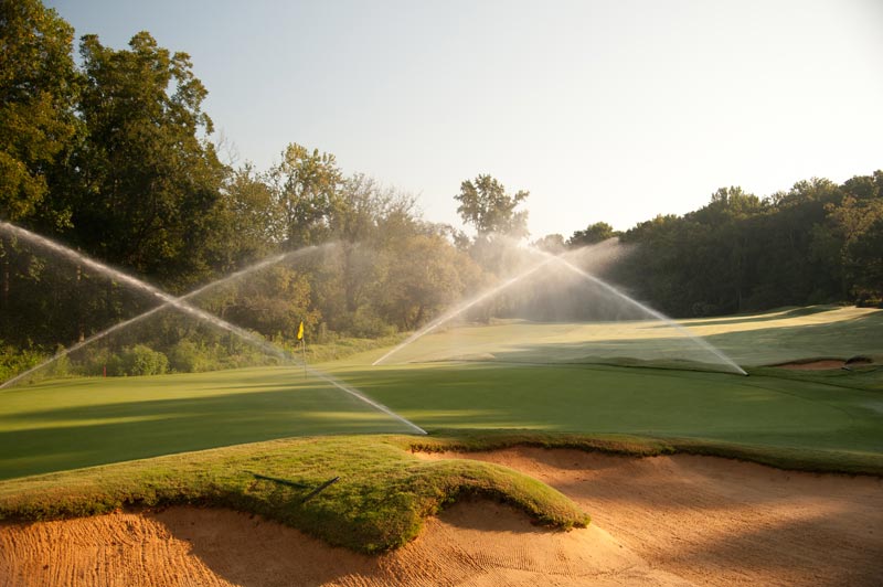 Golf course irrigation