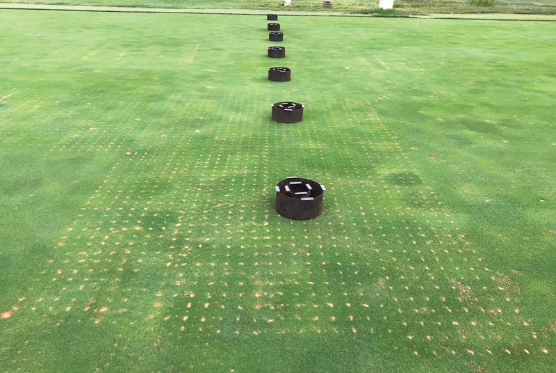 Effects of air and sand injection on soil physical properties Turfgrass aerification