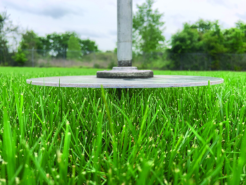 POGO turfgrass canopy height measuring tool