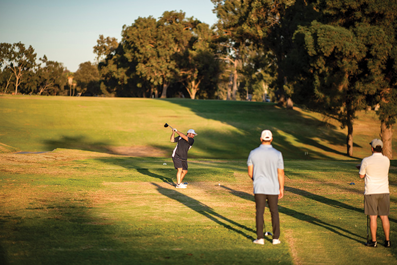 Aerial view of Ghost Creek golf course