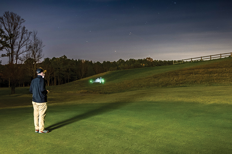 Aerial view of Ghost Creek golf course