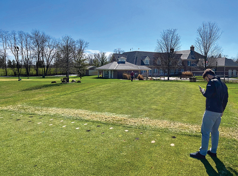 Aerial view of Ghost Creek golf course