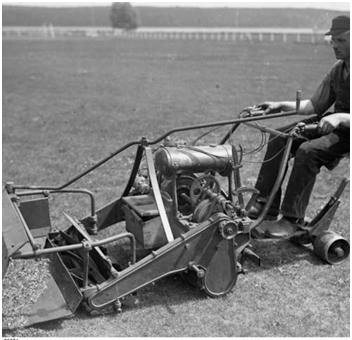 Antique reel mower