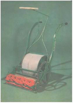 Old model reel mower