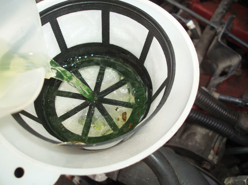 Shop: Winter golf course chores Coffee filter coolant