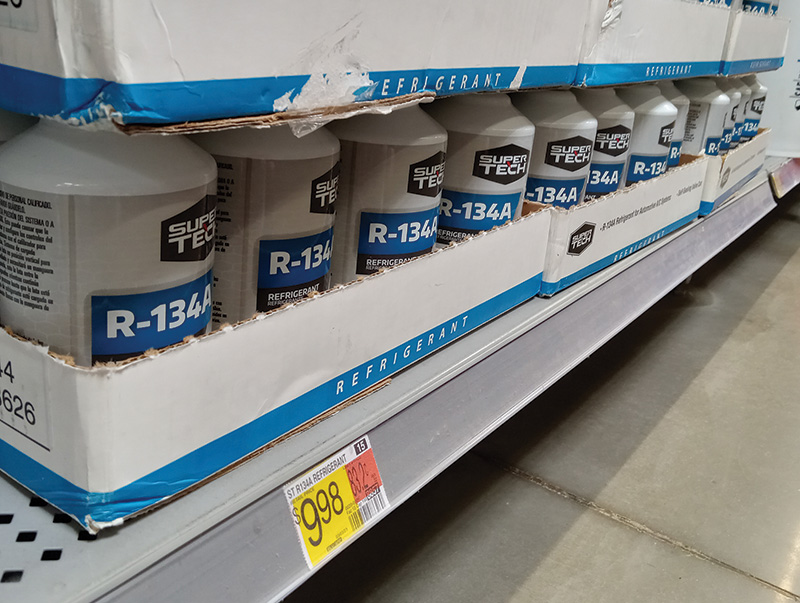 automotive refrigerant R134a