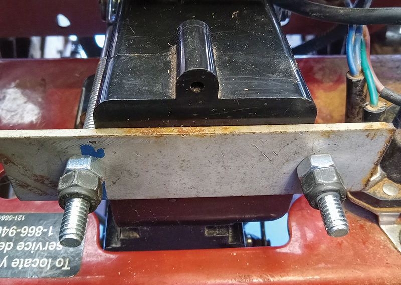 Toro brake box reassembled