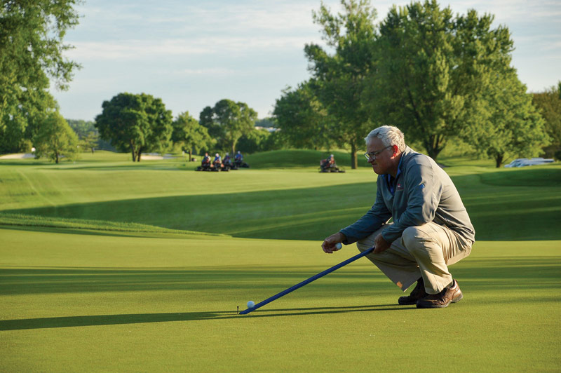 Measuring green speed