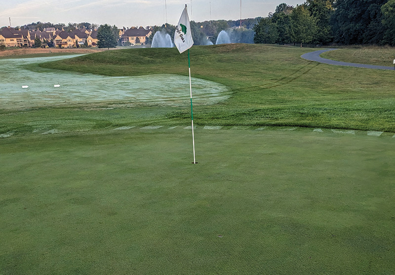 Aerial view of Ghost Creek golf course