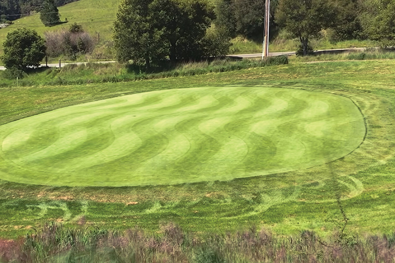 Aerial view of Ghost Creek golf course