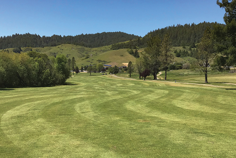 Aerial view of Ghost Creek golf course
