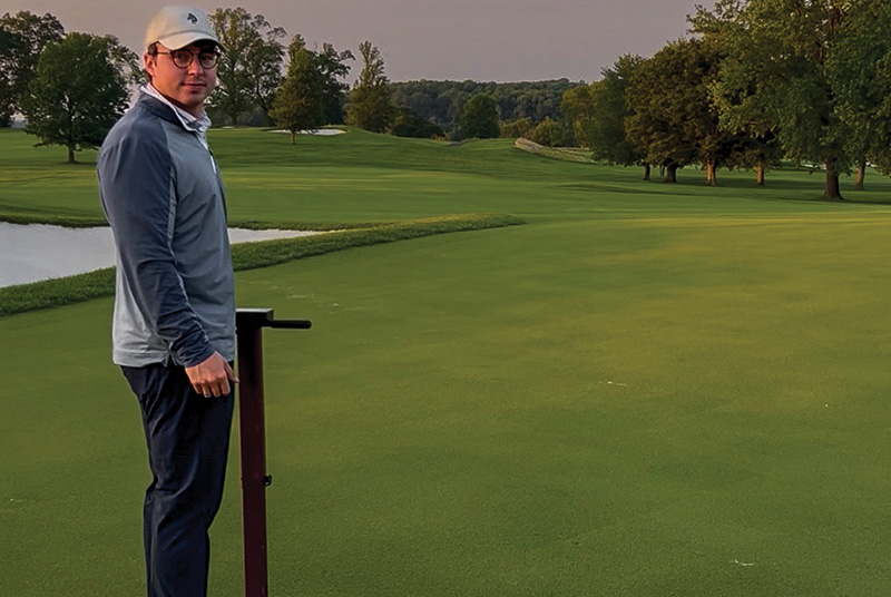 Aerial view of Ghost Creek golf course