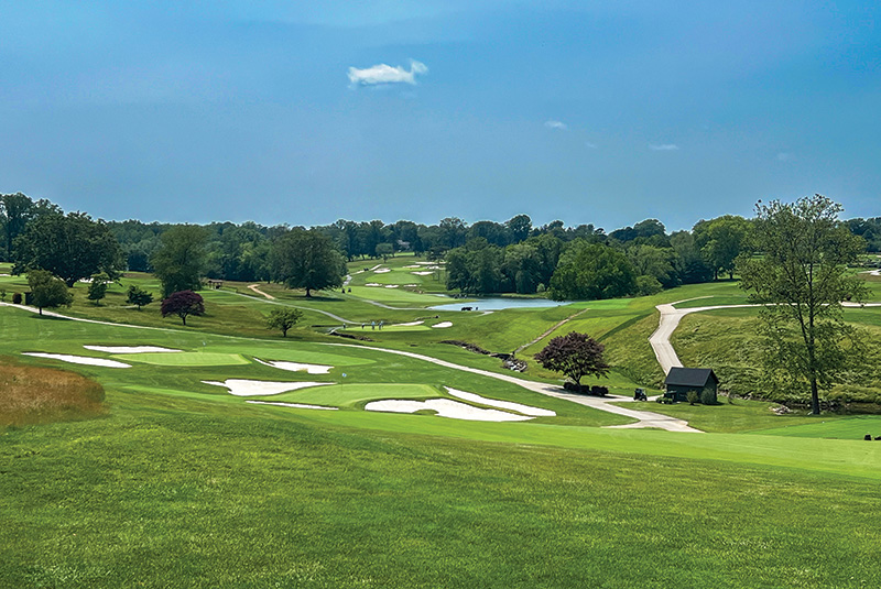 Aerial view of Ghost Creek golf course