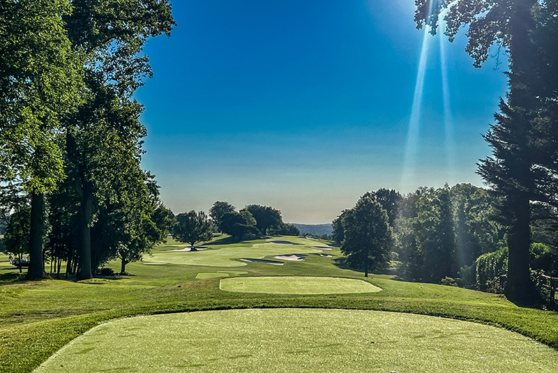 Aerial view of Ghost Creek golf course