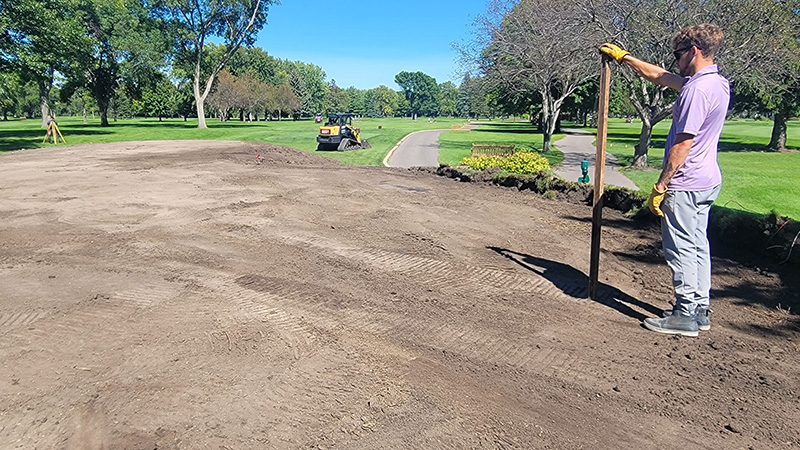 Aerial view of Ghost Creek golf course