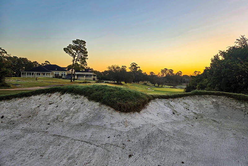 Aerial view of Ghost Creek golf course