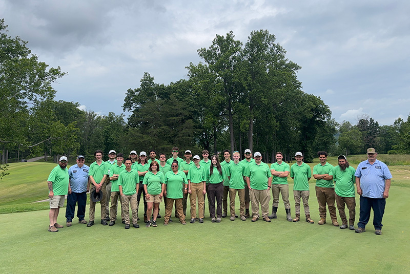 Aerial view of Ghost Creek golf course